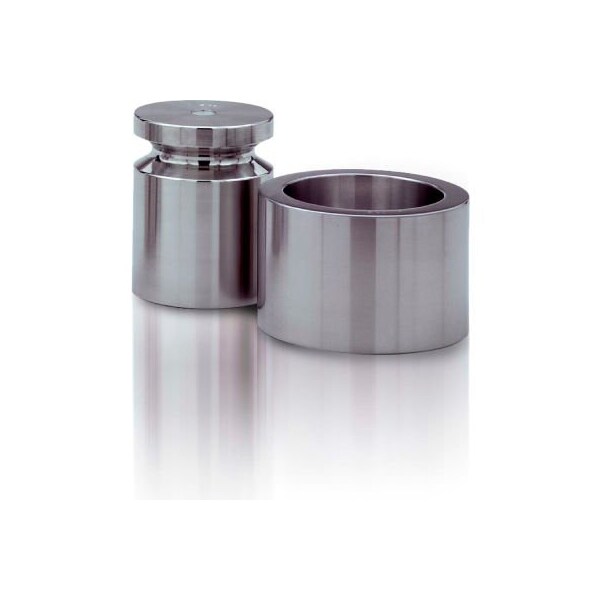 Rice Lake 5lb Cylindrical Weight, Stainless Steel, ASTM Class 5 with Traceable Certificate - 12604TC